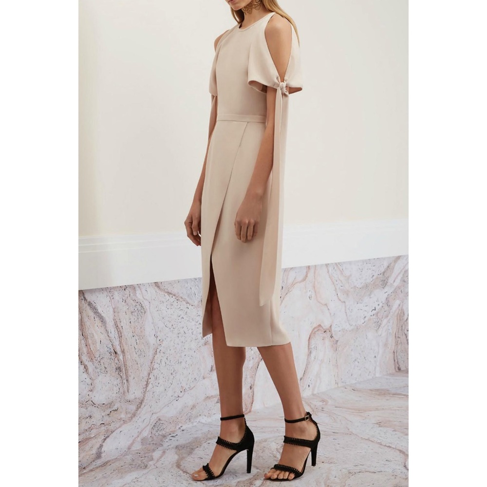 KEEPSAKE THE LABEL Two Minds Midi Dress Nude